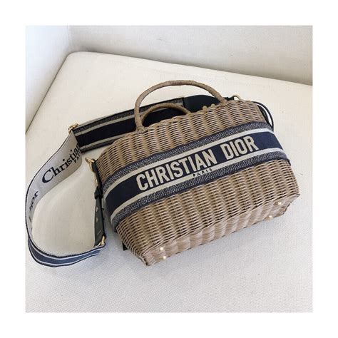 dior oblique mens bag|christian dior wicker bag.